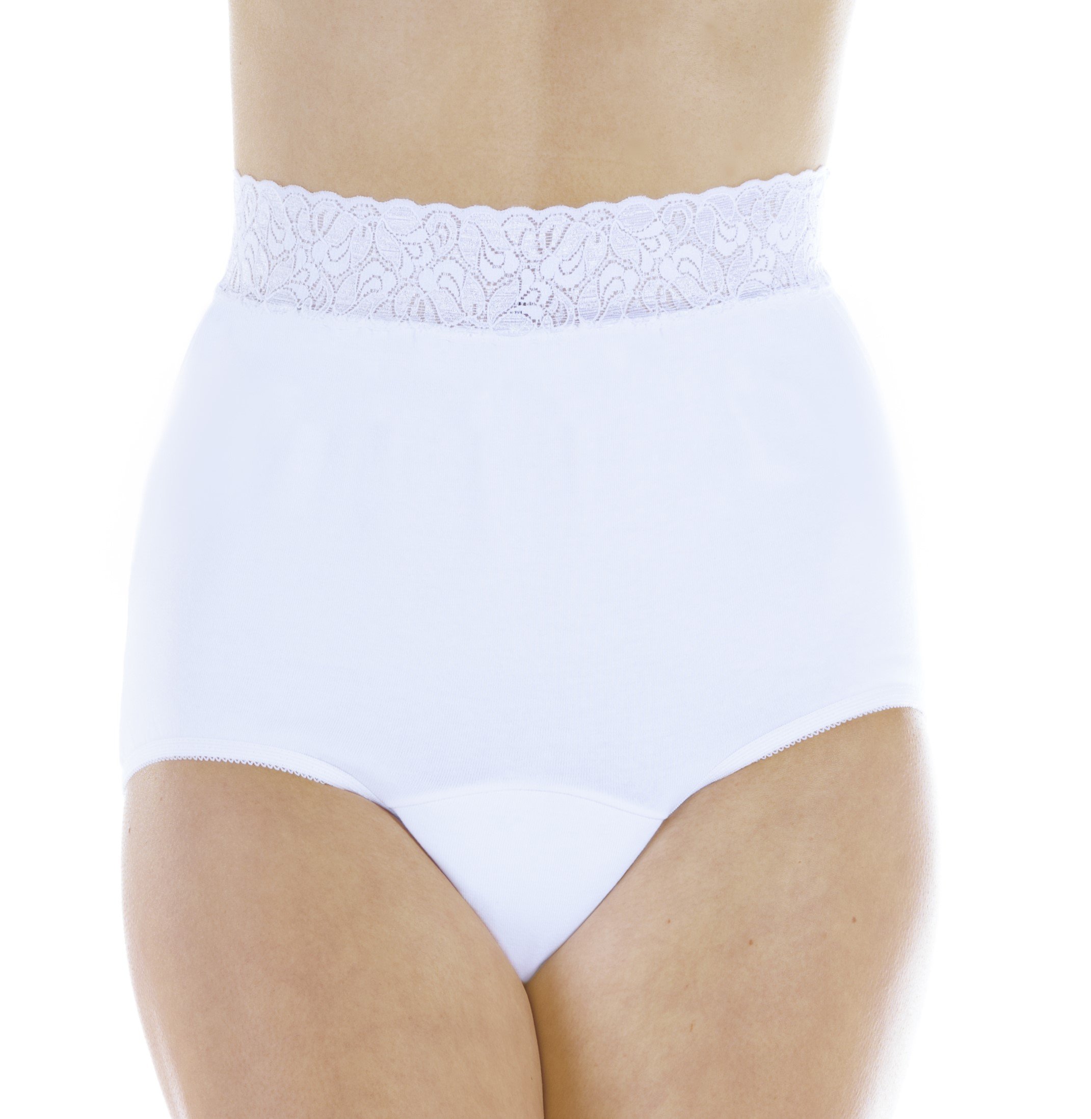 Lace Trim Panties - Wearever L10 - Regular Absorbency