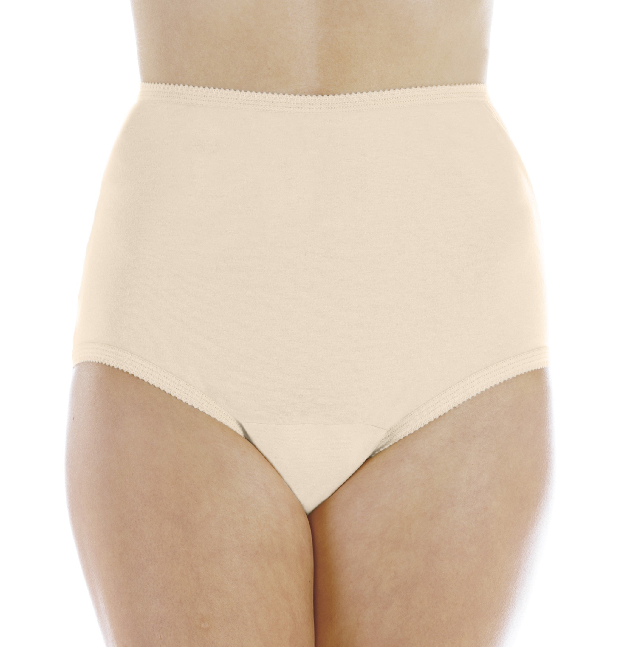 PLEASURE Women's Super Comfort 100% Cotton Highwaist Multicolor Panties [  APCMRI8_L] : : Fashion