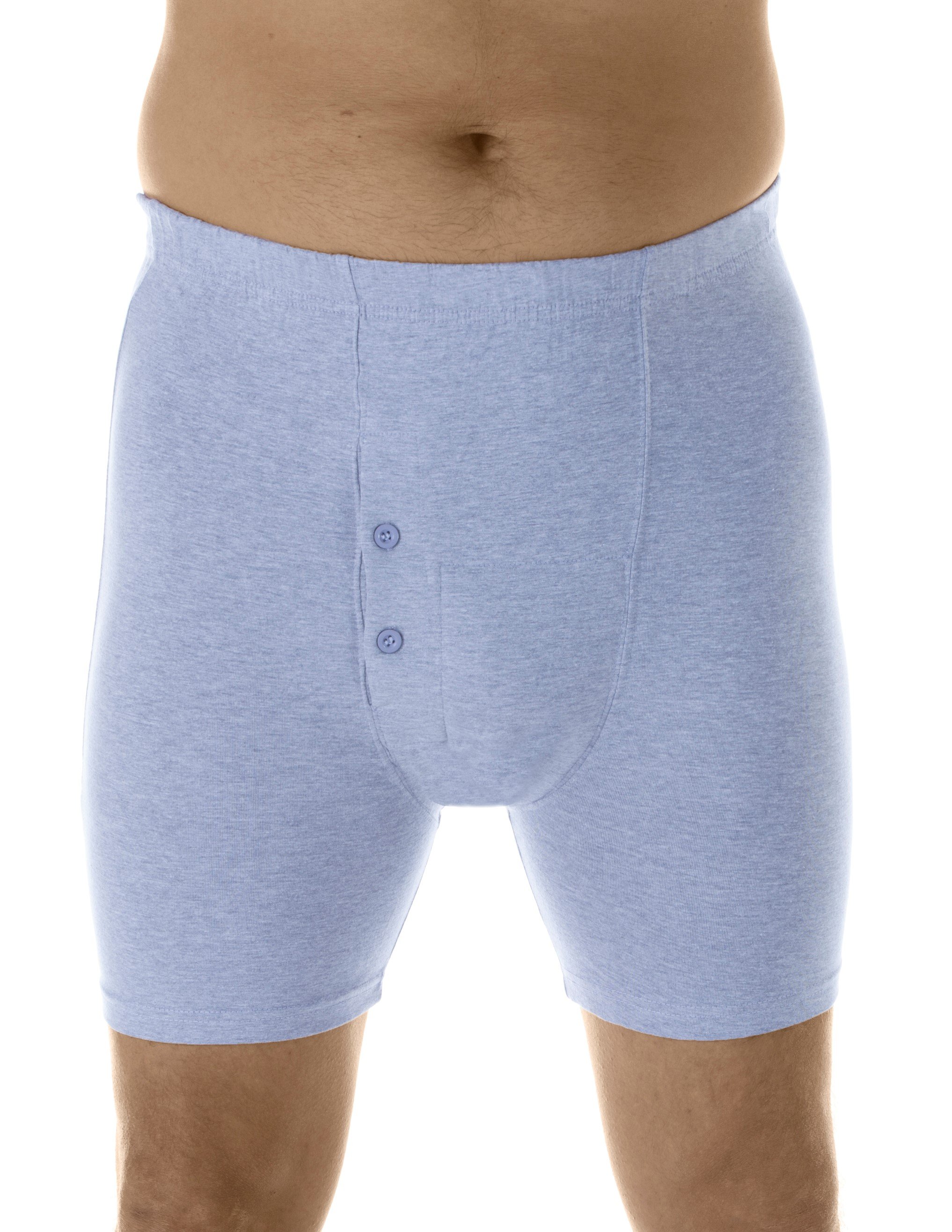 Wearever Men's Incontinence Underwear Open Fly Washable Briefs, Reusable  Single Pair 