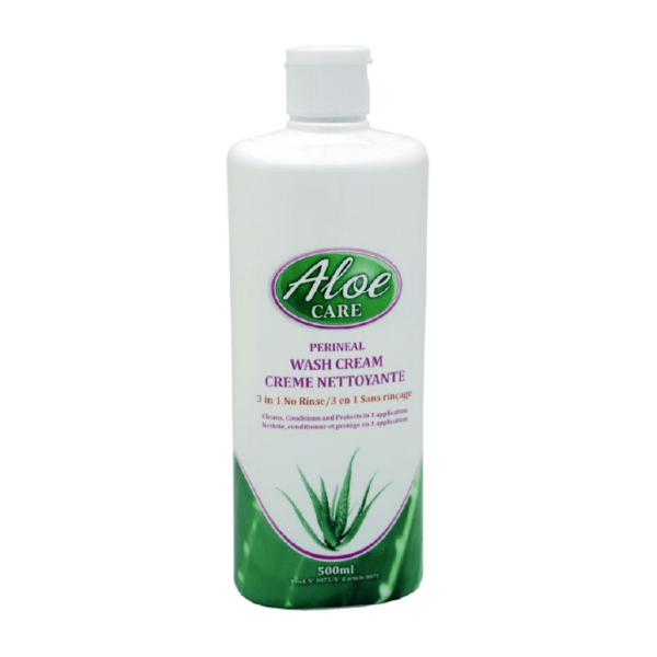 500ml bottle of Aloe Care Perineal Wash Cream